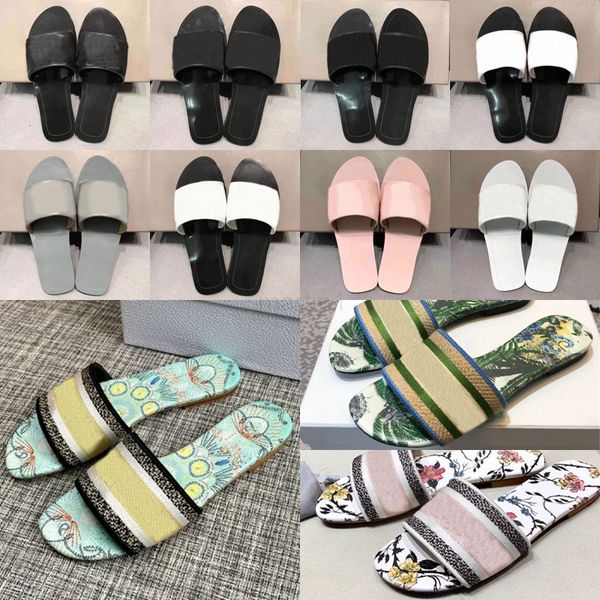 women dway slipper sandals slippers embroidery printing designers slide sandal flip flops striped beach leather rubber flower loafers slides, Black
women dway slipper sandals slippers embroidery printing designers slide sandal flip flops striped beach leather rubber flower loafers slides, Black