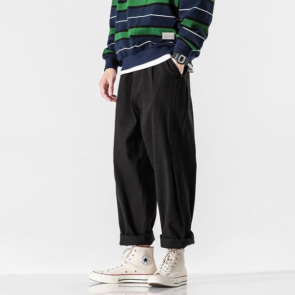 male streetwear hip hop loose overalls harem trousers men japanese style casual cargo pant men's pants, Black
male streetwear hip hop loose overalls harem trousers men japanese style casual cargo pant men's pants, Black