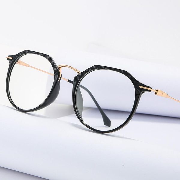 fashion sunglasses frames full-frame delicate glasses tr90 trendy comfortable metal flat mirror can be equipped with myopia frame., Black
fashion sunglasses frames full-frame delicate glasses tr90 trendy comfortable metal flat mirror can be equipped with myopia frame., Black