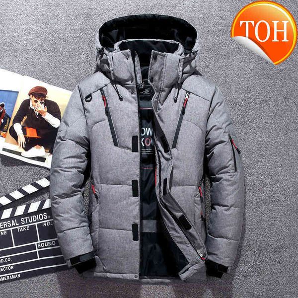 men winter jacket -25 degree white duck down parkas men's thick warm snow overcoat windbreaker hooded coat hombre, Black
men winter jacket -25 degree white duck down parkas men's thick warm snow overcoat windbreaker hooded coat hombre, Black
