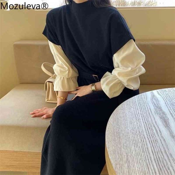 knitted tank dress women korean chic eleant maxi long dresses solid vest robe autumn office lady vestido de mujer 210416, White
knitted tank dress women korean chic eleant maxi long dresses solid vest robe autumn office lady vestido de mujer 210416, White