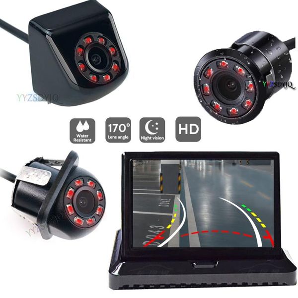 car video foldable 4.3 inch lcd monitor display dynamic trajectory tracks hd color waterproof rear view parking 18.5mm camera
car video foldable 4.3 inch lcd monitor display dynamic trajectory tracks hd color waterproof rear view parking 18.5mm camera