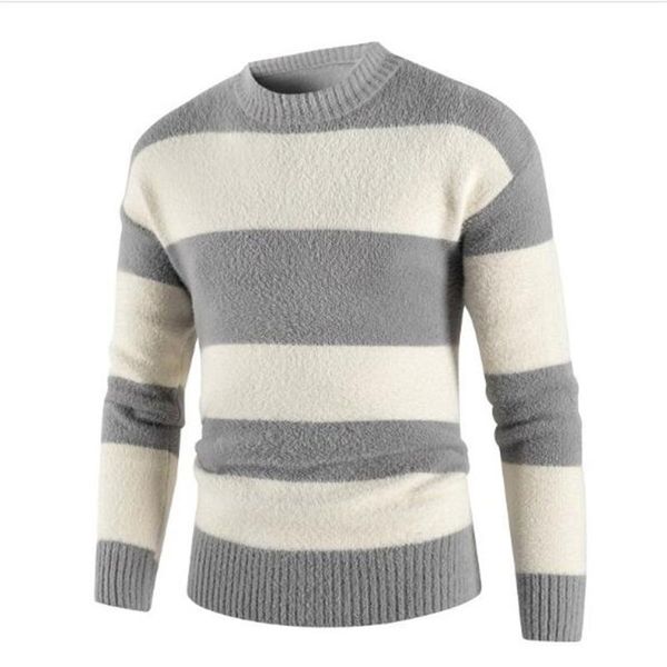 men's sweaters korean version british style pullovers men/youth half turtleneck striped flocking long sleeve thick slim mink woolen swe, White;black
men's sweaters korean version british style pullovers men/youth half turtleneck striped flocking long sleeve thick slim mink woolen swe, White;black