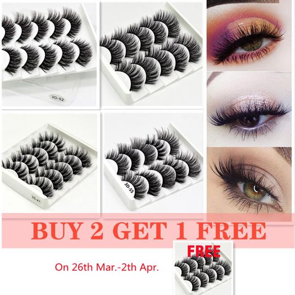3/5 pairs natural false eyelashes fake lashes long makeup 3d mink extension eyelash beauty maquillaje
3/5 pairs natural false eyelashes fake lashes long makeup 3d mink extension eyelash beauty maquillaje