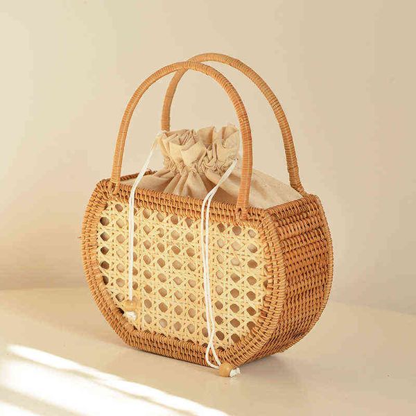 shopping bags woven rattan handbag women hollow basket drawstring handle ladies summer beach purses p scene decoration 220303
shopping bags woven rattan handbag women hollow basket drawstring handle ladies summer beach purses p scene decoration 220303