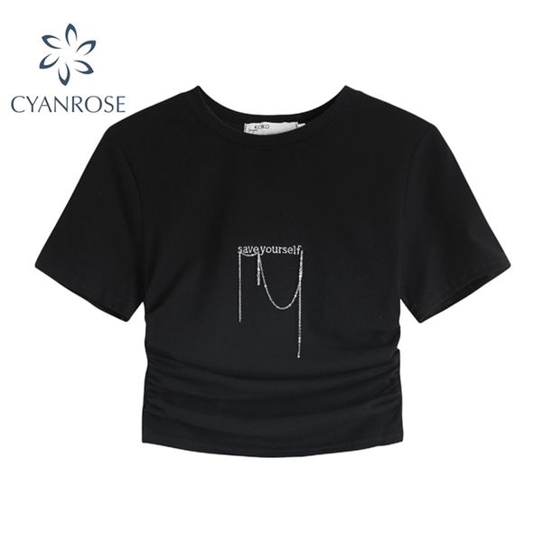 black&white chain crop t shirt summer short sleeve women's slim bodycon tees female party club e-girl skinny 210515
black&white chain crop t shirt summer short sleeve women's slim bodycon tees female party club e-girl skinny 210515