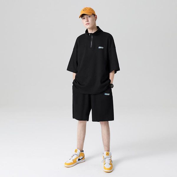 men's tracksuits mens 2 pieces t shirts set for 2021 korean summer trends chic clothing teen fashion oversized streetwear, Gray
men's tracksuits mens 2 pieces t shirts set for 2021 korean summer trends chic clothing teen fashion oversized streetwear, Gray