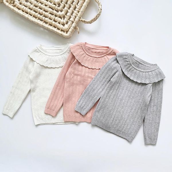 pullover kids autumn spring baby girls boys sweaters lotus leaf collar bottomed sweater long sleeve solid color, Blue
pullover kids autumn spring baby girls boys sweaters lotus leaf collar bottomed sweater long sleeve solid color, Blue
