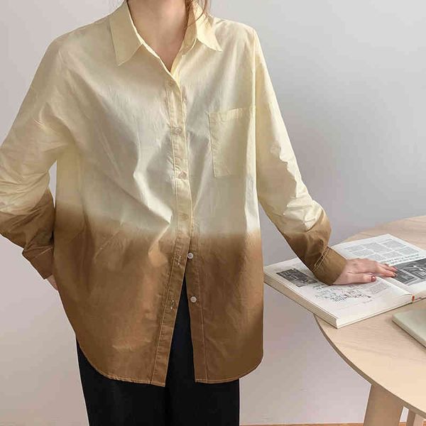 oversize dying full sleeves outwear loose stylish all match office lady chic femme streetwear brief shirts 210421, White
oversize dying full sleeves outwear loose stylish all match office lady chic femme streetwear brief shirts 210421, White