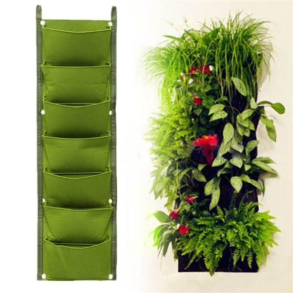 planters & pots multifunctional green vertical garden planter wall-mounted planting flower grow bag 7 pockets vegetable supplies
planters & pots multifunctional green vertical garden planter wall-mounted planting flower grow bag 7 pockets vegetable supplies