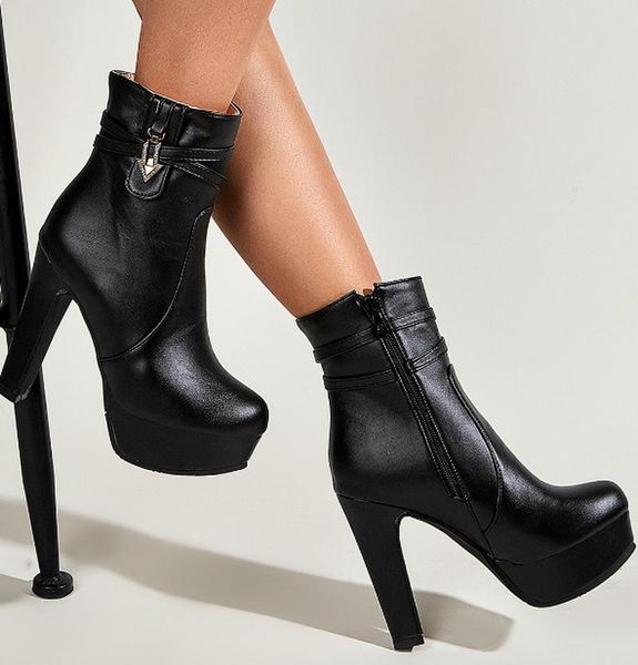 boots vintage high heels clear fashion women ankle shoes woman plus size gladiator sandalias mujer sapato feminino sf1070, Black
boots vintage high heels clear fashion women ankle shoes woman plus size gladiator sandalias mujer sapato feminino sf1070, Black
