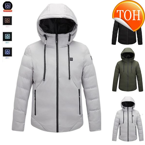 down fashion brand coat men heated jackets outdoor usb electric heating hooded winter windproof jacket 7xl, Black
down fashion brand coat men heated jackets outdoor usb electric heating hooded winter windproof jacket 7xl, Black
