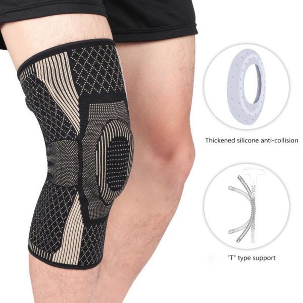 elbow & knee pads 1pc silicone spring strip support pressure strap protection anti-slip sports safety, Black;gray
elbow & knee pads 1pc silicone spring strip support pressure strap protection anti-slip sports safety, Black;gray
