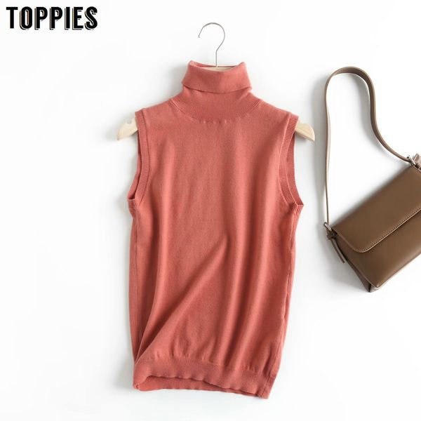 ies sleeveless knitted shirts women turtleneck soft slim shirt mujer camisetas 210412, White
ies sleeveless knitted shirts women turtleneck soft slim shirt mujer camisetas 210412, White