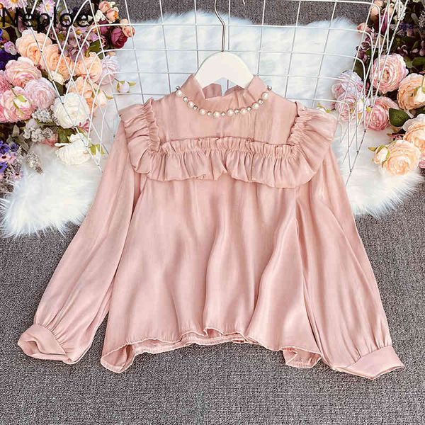 neploe temperament stand neck women blouses sweet ruffles loose shirts chic beading blouse blusas mujer de moda 4h179 210422, White
neploe temperament stand neck women blouses sweet ruffles loose shirts chic beading blouse blusas mujer de moda 4h179 210422, White