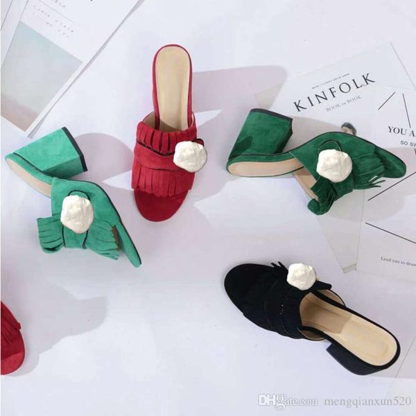 woman sandals lady classic summer metal buckle leather women shoes high heeled coarse heel half slippers large size 34-42, Black
woman sandals lady classic summer metal buckle leather women shoes high heeled coarse heel half slippers large size 34-42, Black