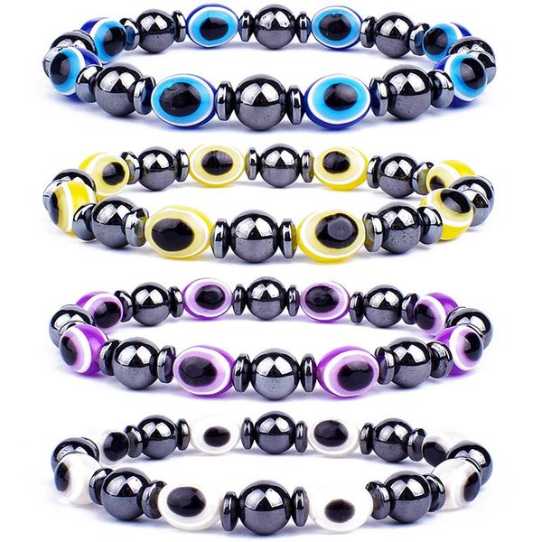 beaded, strands nature hematite beads bracelets men weight loss magnetic bracelet women health care fashion evil eye amulet jewelry, Black
beaded, strands nature hematite beads bracelets men weight loss magnetic bracelet women health care fashion evil eye amulet jewelry, Black