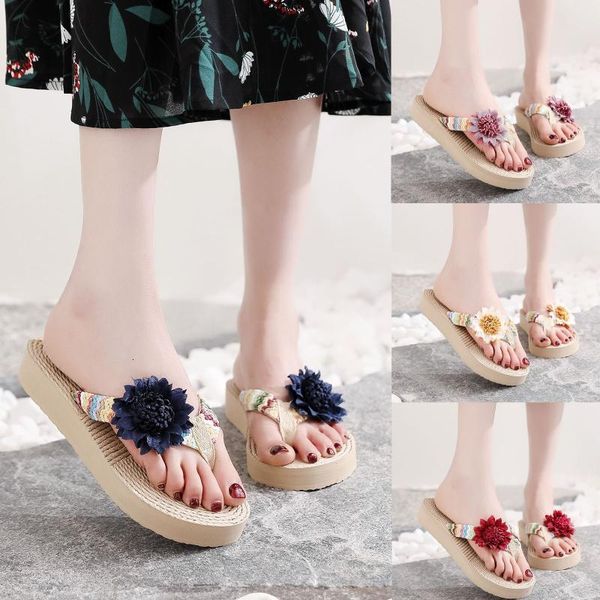 slippers summer simple temperament women weave beach breathable sandals home slipper flowers flip-flops flat shoes zapatilla mujer ud23, Black
slippers summer simple temperament women weave beach breathable sandals home slipper flowers flip-flops flat shoes zapatilla mujer ud23, Black