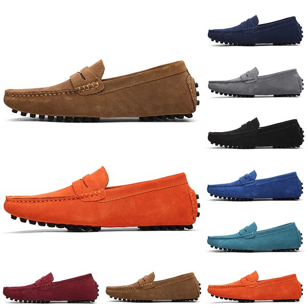 ale non-brand men casual suede shoes black light blue wine red gray orange green brown mens slip on lazy leather shoe size 38-45
ale non-brand men casual suede shoes black light blue wine red gray orange green brown mens slip on lazy leather shoe size 38-45