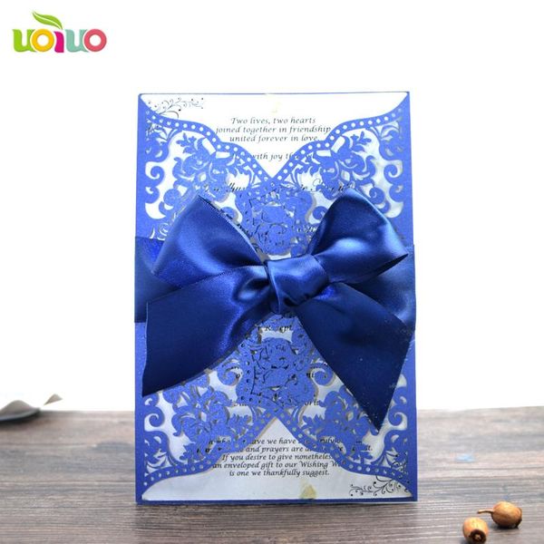 greeting cards diy customzied inc237 europe sea blue wedding invitations card, tied navy ribbon,print insert card ,envelope with seal
greeting cards diy customzied inc237 europe sea blue wedding invitations card, tied navy ribbon,print insert card ,envelope with seal