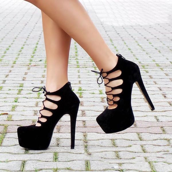 dress shoes mst-1053 women platform heels night party evening high fashion thin lace-up, Black
dress shoes mst-1053 women platform heels night party evening high fashion thin lace-up, Black
