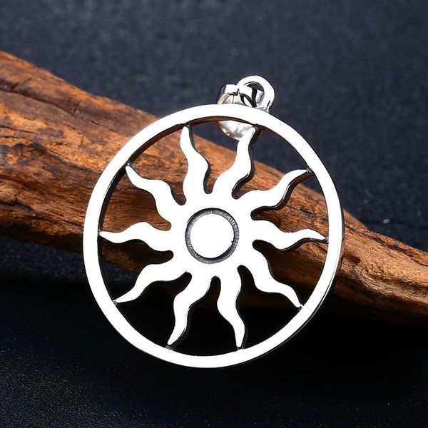 pendant necklaces 316l stainless steel norse vikings necklace slavic amulet pagan solar symbol wheel jewelry, Silver
pendant necklaces 316l stainless steel norse vikings necklace slavic amulet pagan solar symbol wheel jewelry, Silver