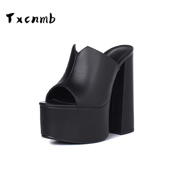 woman platform sandals summer open toe 14.5cm high heels female cow soft leather shoes ladies comfortable, Black
woman platform sandals summer open toe 14.5cm high heels female cow soft leather shoes ladies comfortable, Black