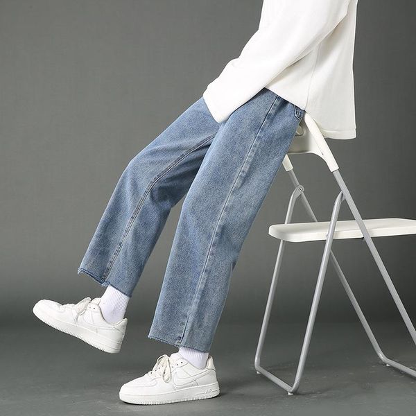 men's jeans young men students summer fashion denim handsome loose casual straight pants, Blue
men's jeans young men students summer fashion denim handsome loose casual straight pants, Blue