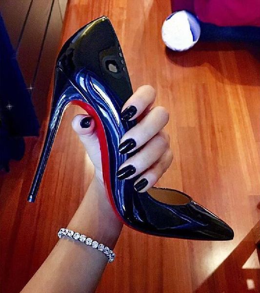 dress shoes red shiny bottom high heel pointed toes shallow genuine leather black women 8cm 10cm 12cm brand pumps 44
dress shoes red shiny bottom high heel pointed toes shallow genuine leather black women 8cm 10cm 12cm brand pumps 44