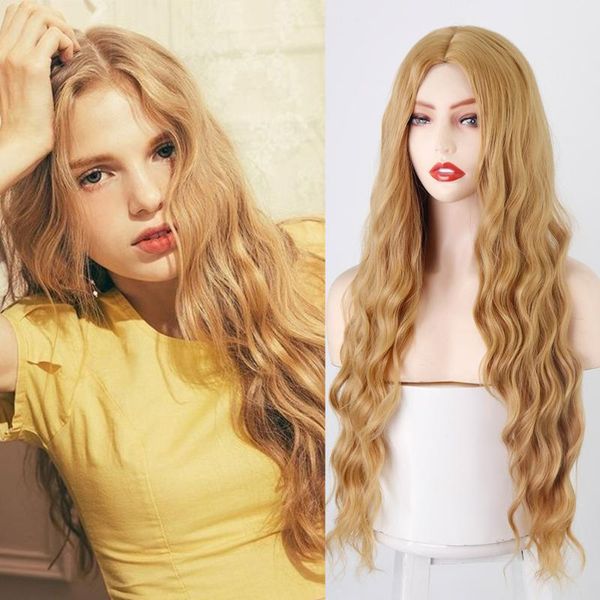 synthetic wigs golden black orange wig long water wave halloween cosplay female high temperature fiber
synthetic wigs golden black orange wig long water wave halloween cosplay female high temperature fiber