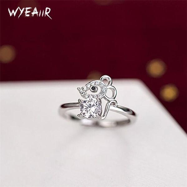 cluster rings wyeaiir 925 sterling silver 2021 rat year zodiac sign mouse resizable crystal zircon female opening, Golden;silver
cluster rings wyeaiir 925 sterling silver 2021 rat year zodiac sign mouse resizable crystal zircon female opening, Golden;silver