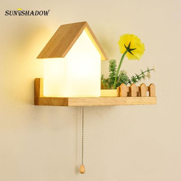wall lamp art decoration led light for bedroom living room bedside dining sconce wood&glass 10w
wall lamp art decoration led light for bedroom living room bedside dining sconce wood&glass 10w