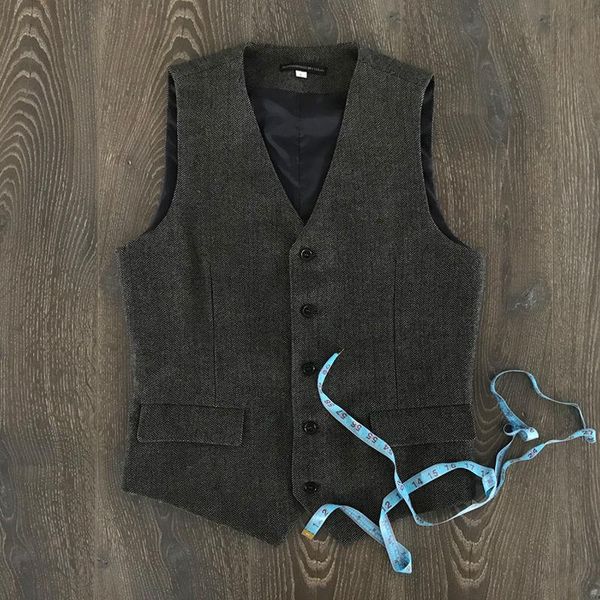 men's vests for men herringbone wool casual slim fit single-breasted gentleman jacket waistcoat wedding groom costumes, Black;white
men's vests for men herringbone wool casual slim fit single-breasted gentleman jacket waistcoat wedding groom costumes, Black;white