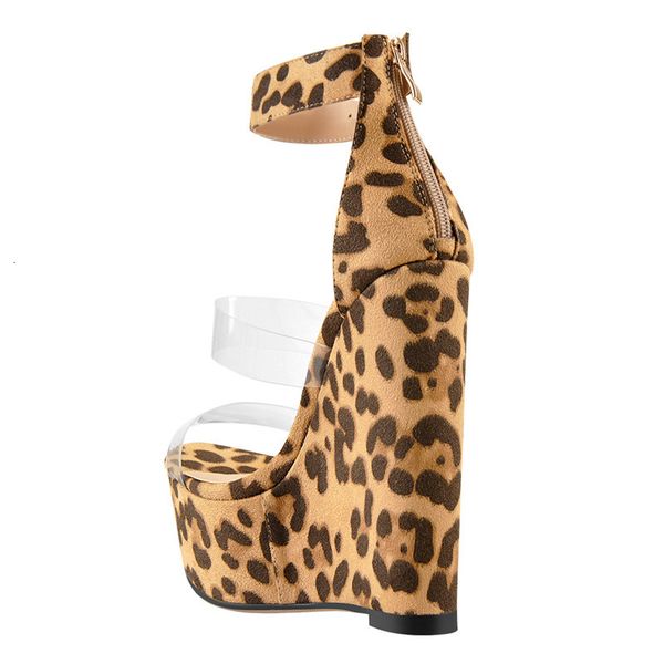 sandals women wee peep toe leopard print ankle strap buckle cutout clear pvc summer sandals, Black
sandals women wee peep toe leopard print ankle strap buckle cutout clear pvc summer sandals, Black