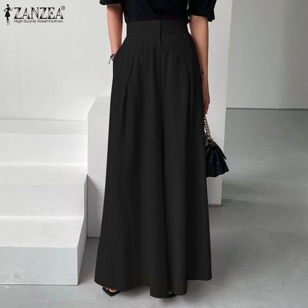women's pants & capris elegant wide leg trousers 2022 pleated casual high waist long pantalon palazzo female solid turnip oversize, Black;white
women's pants & capris elegant wide leg trousers 2022 pleated casual high waist long pantalon palazzo female solid turnip oversize, Black;white