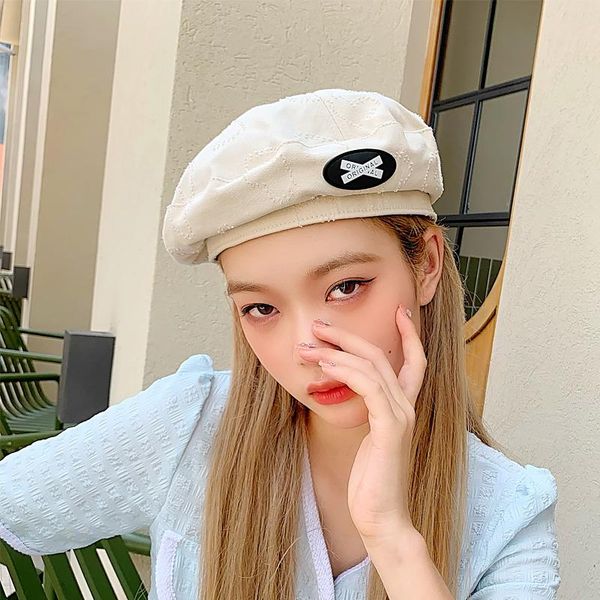 berets cotton beret autumn winter hats for women windproof warm fashion trend shopping outdoor round cap, Blue;gray
berets cotton beret autumn winter hats for women windproof warm fashion trend shopping outdoor round cap, Blue;gray