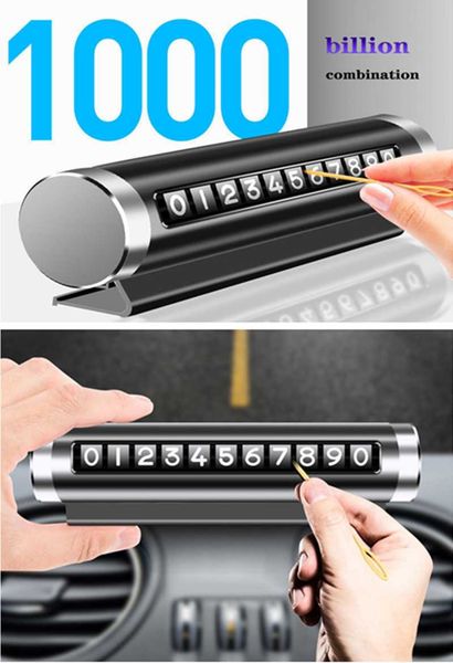 interior decorations metal car temporary parking card universal rotate phone number plate aluminum stickers park sin car-styling auto ac
interior decorations metal car temporary parking card universal rotate phone number plate aluminum stickers park sin car-styling auto ac