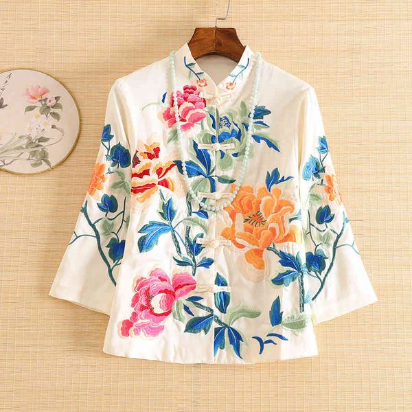 jackets women autumn embroidered vintage floral short coat mandarin collar 3/4 sleeve lady casual jacket female s-xxl, Black;brown
jackets women autumn embroidered vintage floral short coat mandarin collar 3/4 sleeve lady casual jacket female s-xxl, Black;brown
