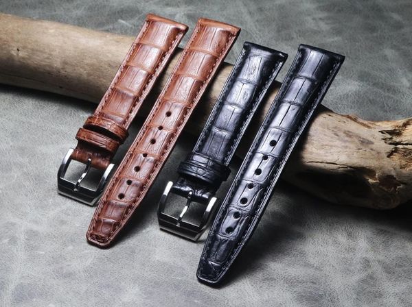 watch bands handmade design 20 21 22mm sporty style watchbands authentic crocodile skin black brown straps men's luxury wristband
watch bands handmade design 20 21 22mm sporty style watchbands authentic crocodile skin black brown straps men's luxury wristband