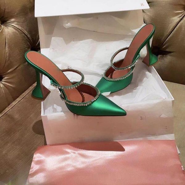 korean style fashionable half slipper women's shoes with sparkling diamond, silk, wine glass, heel and baotou slippers, Black
korean style fashionable half slipper women's shoes with sparkling diamond, silk, wine glass, heel and baotou slippers, Black