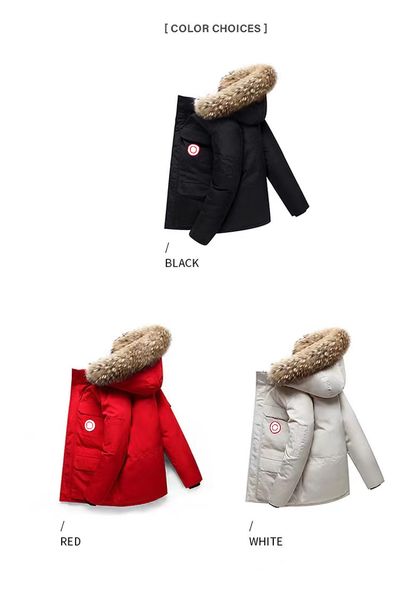 winter outdoor leisure sports down jacket white duck windproof parker long leather collar cap warm real wolf fur stylish classic adventure c, Black
winter outdoor leisure sports down jacket white duck windproof parker long leather collar cap warm real wolf fur stylish classic adventure c, Black