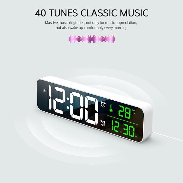 desk & table clocks led digital alarm clock watch for bedrooms snooze electronic usb deskmirror home decoration
desk & table clocks led digital alarm clock watch for bedrooms snooze electronic usb deskmirror home decoration