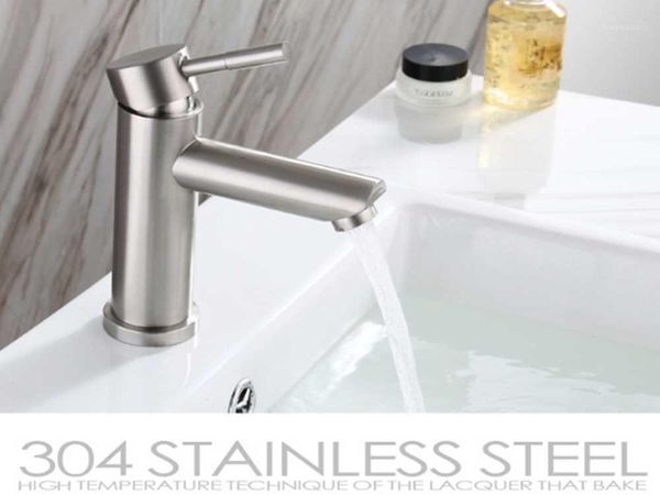 stainless steel bathroom faucet single hole sink handle brushed wash basin faucets1
stainless steel bathroom faucet single hole sink handle brushed wash basin faucets1
