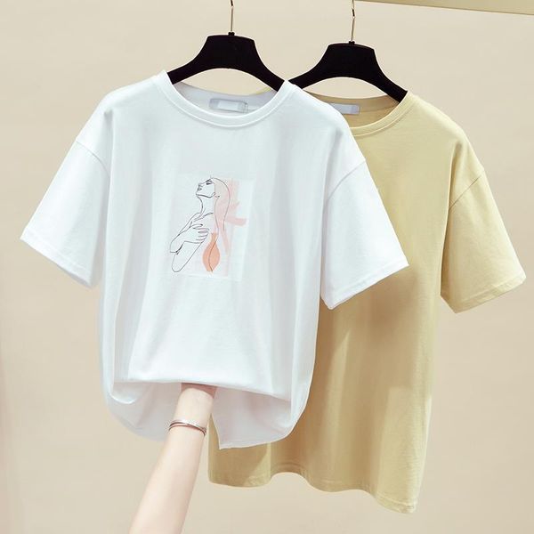 casual round neck loose t shirt 2021 summer basic cartoon graffiti girl pattern white pullover short sleeved s-l women's t-shirt
casual round neck loose t shirt 2021 summer basic cartoon graffiti girl pattern white pullover short sleeved s-l women's t-shirt