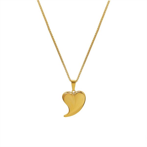 pendant necklaces stainless steel chocker heart necklace for women metal clavicle chain gold/sliver color mirror polished, Silver
pendant necklaces stainless steel chocker heart necklace for women metal clavicle chain gold/sliver color mirror polished, Silver