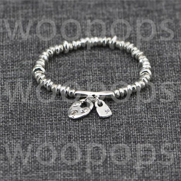 authentic 19cm bracelet with pendant friendship plated jewelry fits european style gift for ladies charm bracelets, Golden;silver
authentic 19cm bracelet with pendant friendship plated jewelry fits european style gift for ladies charm bracelets, Golden;silver