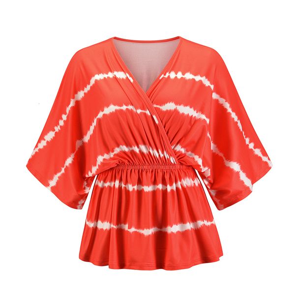 tracksuits short-sleeve female summer bat sleeve loose around the neck tie-dye casual shirt, Gray
tracksuits short-sleeve female summer bat sleeve loose around the neck tie-dye casual shirt, Gray