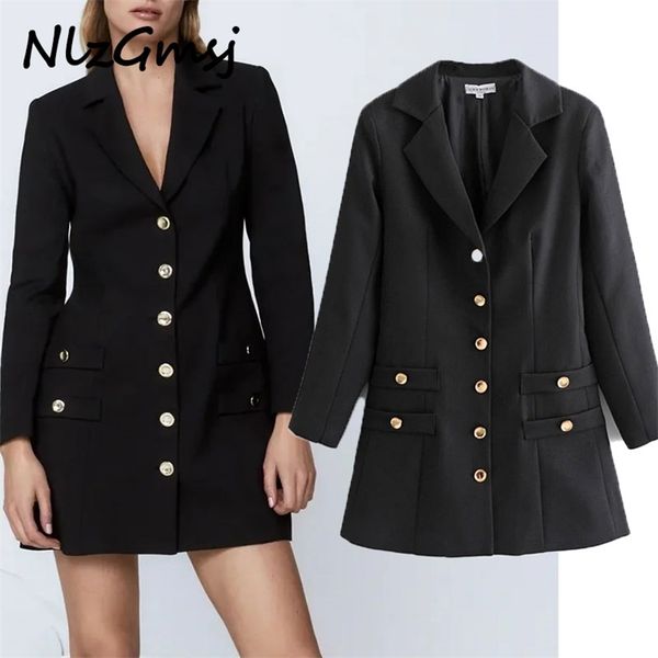 dres office wear black suit chic fashion single breasted mini female es vestidos mujer 210628, Black;gray
dres office wear black suit chic fashion single breasted mini female es vestidos mujer 210628, Black;gray