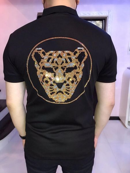 drilling young man style mens polo summer shirt rhinestones casual solid color short sleev, White;black
drilling young man style mens polo summer shirt rhinestones casual solid color short sleev, White;black