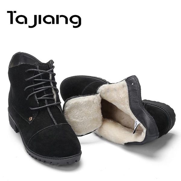 boots ta jiang cow suede snow women winter warm plush genuine leather autumn ladies ankle for shoes woman, Black
boots ta jiang cow suede snow women winter warm plush genuine leather autumn ladies ankle for shoes woman, Black
